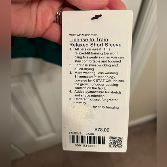 NWT lululemon men’s licensed to train t shirt. Size large - Picture 2 of 4